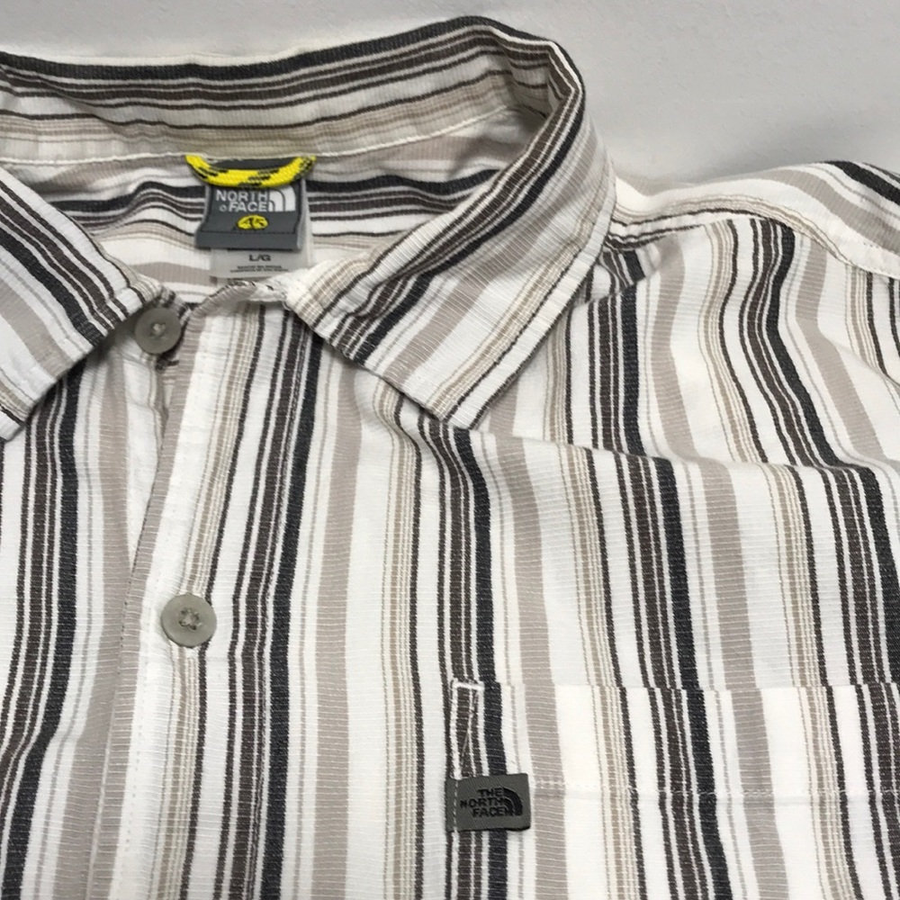 NORTH FACE A5 SERIES SHIRT STRIPED BUTTON DOWN Tee Yeezy Old money Casual